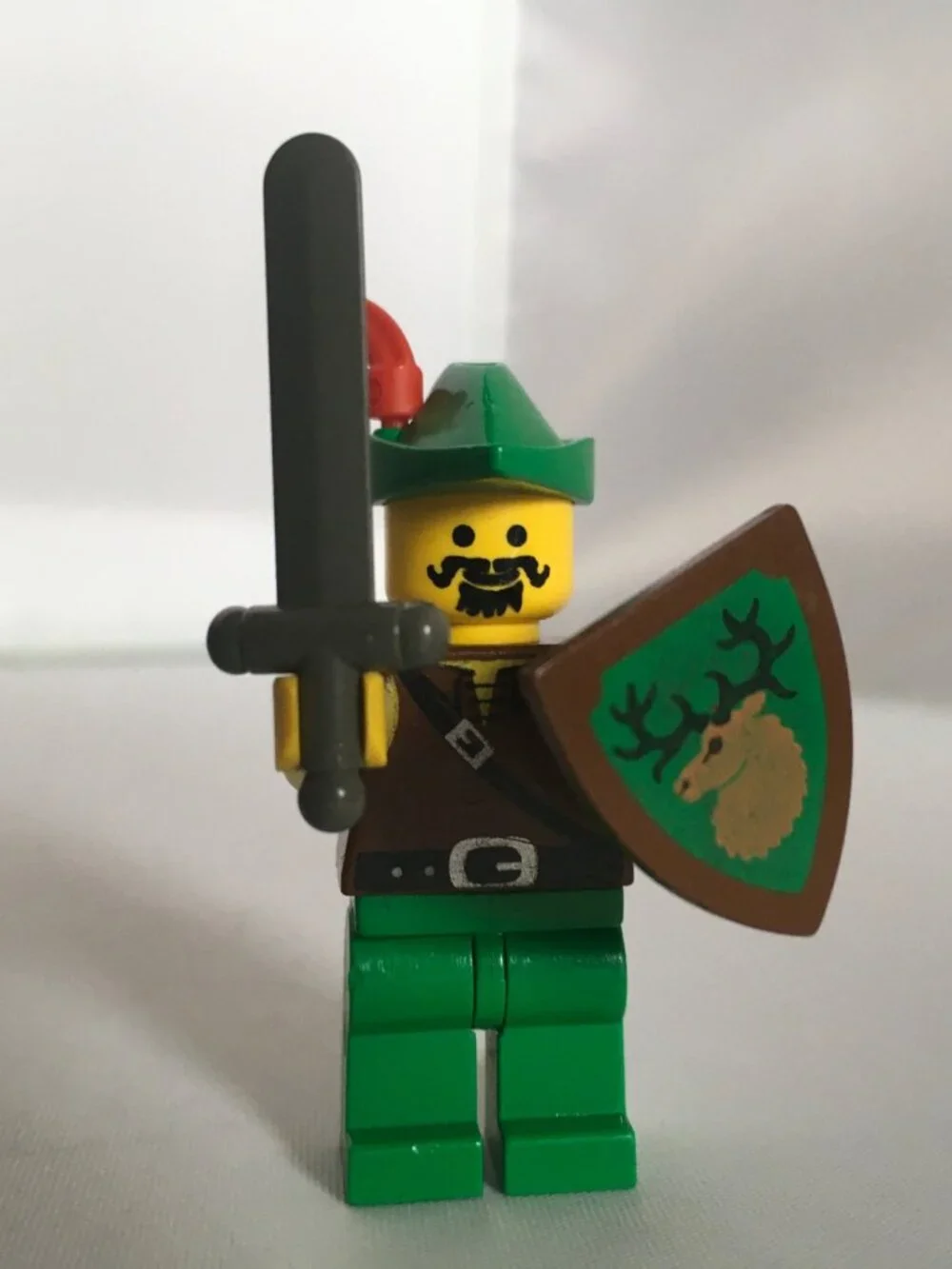 Castle LEGO Dark Forest Forestman Set 6079 Vintage Minifigure‎ (cas004)